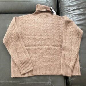 NWT Magaschoni Women's Cashmere Turtleneck Sweater